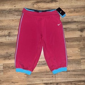 Nike pink and Blue dry fit pants size Medium